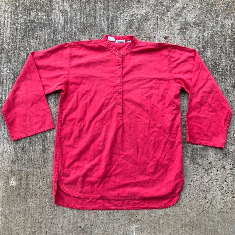 Vintage red 90s saks fifth blouse